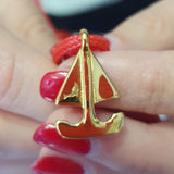 SAILOR mini boat bracelet red