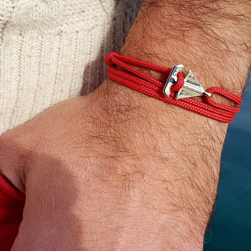 SAILOR mini boat bracelet red