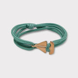 SAILOR mini boat bracelet sea green