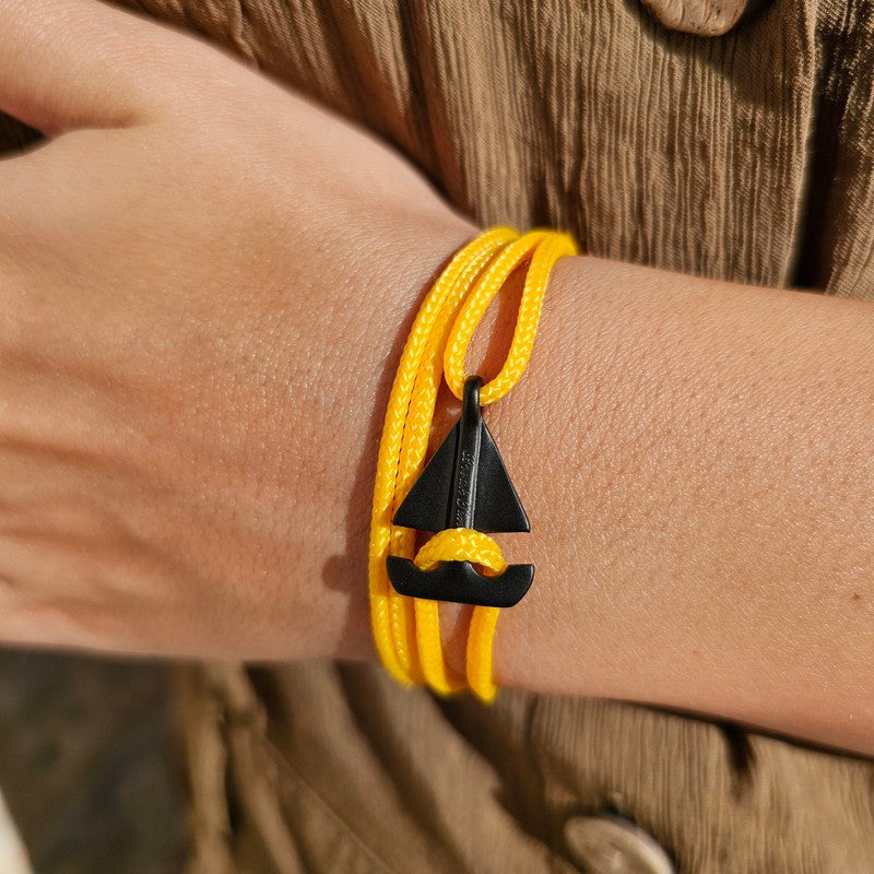 SAILOR mini boat bracelet sun yellow