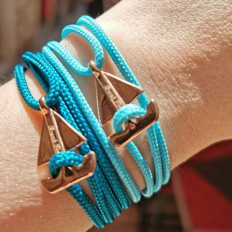 SAILOR mini boat bracelet turquoise