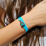 SAILOR mini boat bracelet turquoise