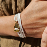 SAILOR mini boat bracelet white