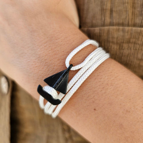 SAILOR mini boat bracelet white