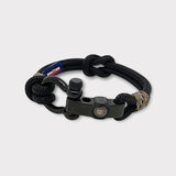 SEAMAN Compass Bracelet Black Camo