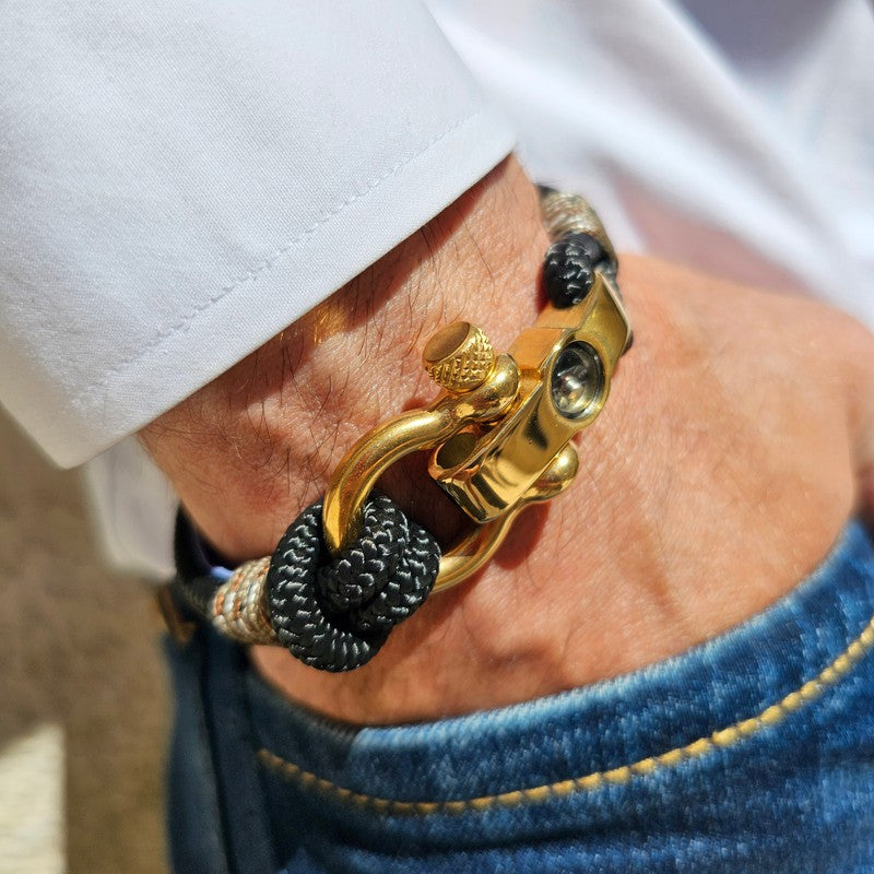 SEAMAN Compass Bracelet Black Camo - Break Time Croatia SEAMAN Compass Bracelet Black Camo - Break Time Croatia