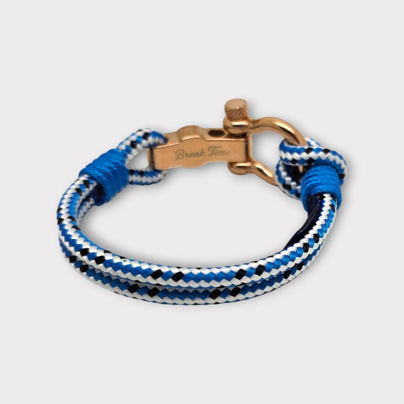 SEAMAN Compass Bracelet Blue Mix