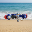 SEAMAN Compass Bracelet Blue Red