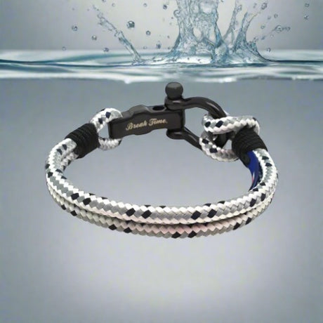 SEAMAN Compass Bracelet Grey Mix