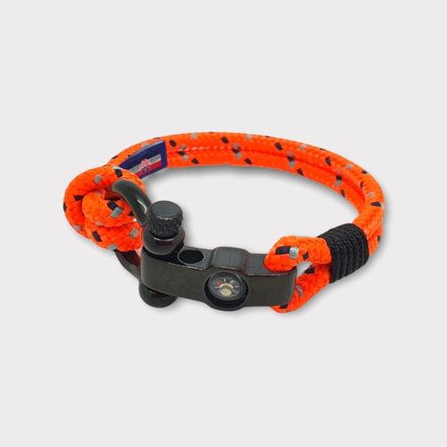 SEAMAN Compass Bracelet Orange Mix