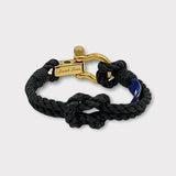 WAVES Soft Rope Bracelet Black