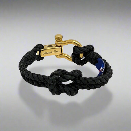 WAVES Soft Rope Bracelet Black