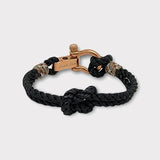 WAVES Soft Rope Bracelet Black Camo