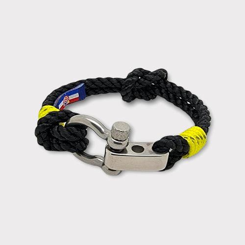 WAVES Black Yellow Marine Bracelet (WVS071) Break Time