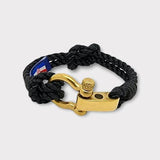 WAVES Soft Rope Bracelet Black