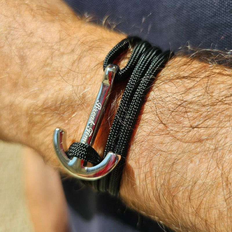 Men's Wide Rope Bronze Connection - Harbour UK Bracelets