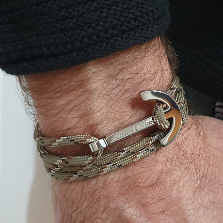 YACHT CLUB big anchor bracelet camo