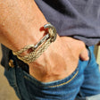 YACHT CLUB big anchor bracelet light camo