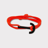 YACHT CLUB big anchor bracelet neon orange