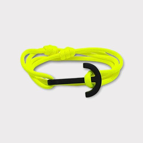 YACHT CLUB big anchor bracelet neon yellow