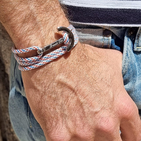 YACHT CLUB big anchor bracelet preppy style