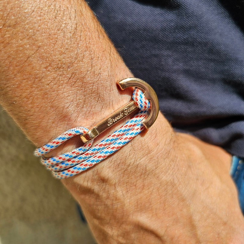 YACHT CLUB big anchor bracelet preppy style