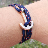 YACHT CLUB medium anchor bracelet Croatian mix