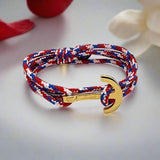 YACHT CLUB medium anchor bracelet Croatian mix