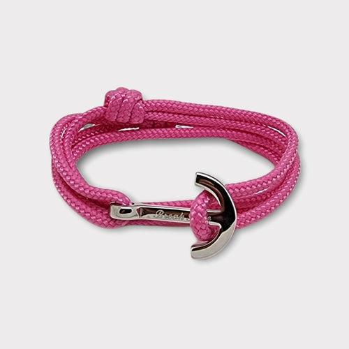 YACHT CLUB medium anchor bracelet bubble gum pink