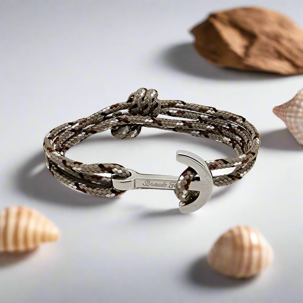 YACHT CLUB medium anchor bracelet camo