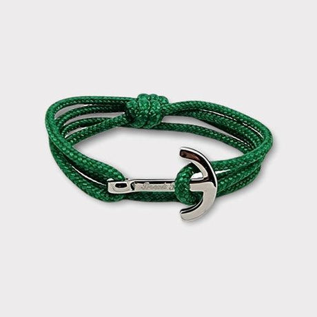 YACHT CLUB medium anchor bracelet green