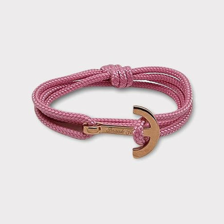 YACHT CLUB medium anchor bracelet lavender pink
