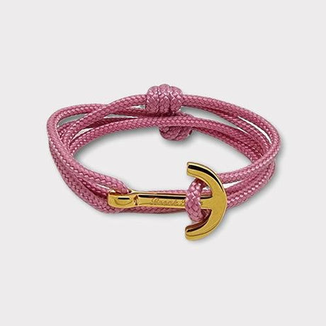 YACHT CLUB medium anchor bracelet lavender pink