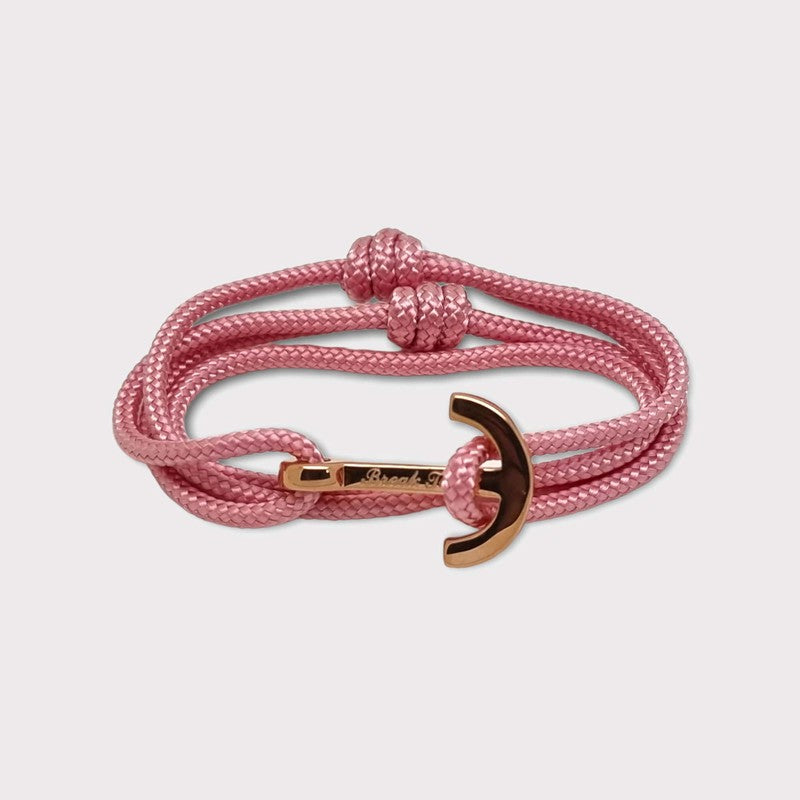 YACHT CLUB medium anchor bracelet pastel pink