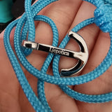 YACHT CLUB medium anchor bracelet turquoise