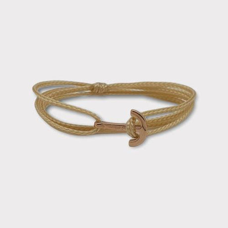 YACHT CLUB mini anchor bracelet gold