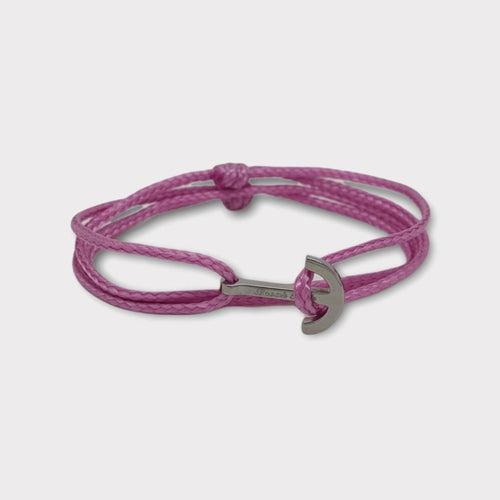 YACHT CLUB mini anchor bracelet lavender pink