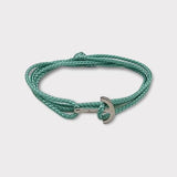 YACHT CLUB mini anchor bracelet sea green