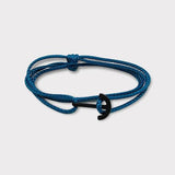 YACHT CLUB mini anchor bracelet teal