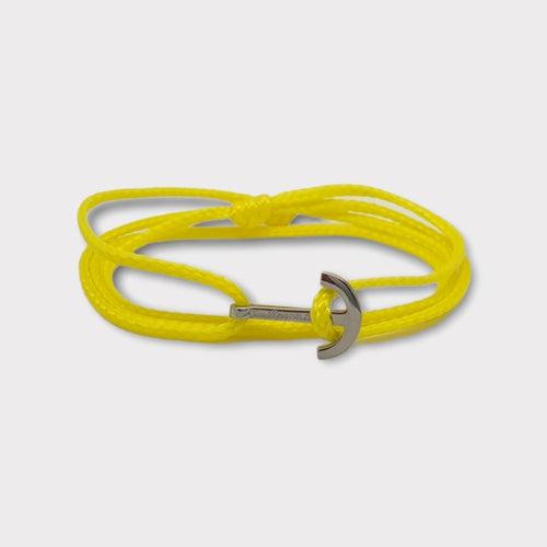 YACHT CLUB mini anchor bracelet yellow
