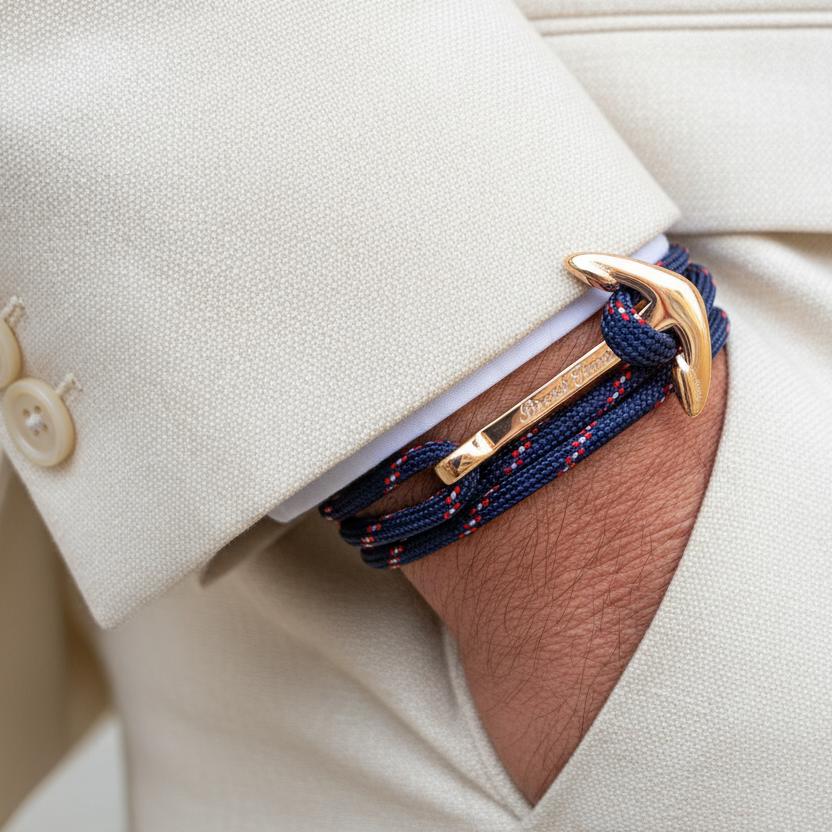 YACHT CREW big anchor bracelet Croatian mix