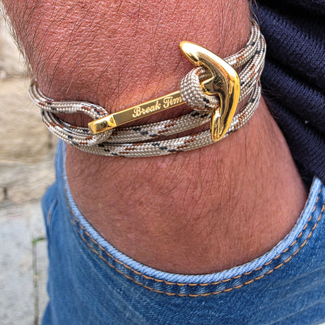 YACHT CREW big anchor bracelet camo