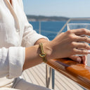 YACHT CREW medium anchor bracelet gold