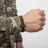 YACHT CREW medium anchor bracelet green camo