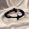 YACHT CREW medium anchor bracelet midnight blue