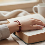 YACHT CREW medium anchor bracelet red black