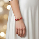 YACHT CREW medium anchor bracelet red