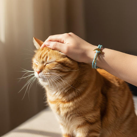 YACHT CREW medium anchor bracelet turquoise cream
