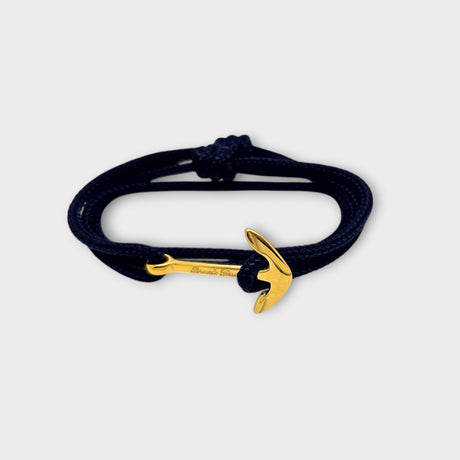 YACHT CREW medium anchor bracelet midnight blue