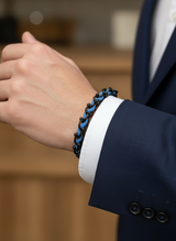 OCEAN MAXI Dizajnerska narukvica/ogrlica nježno plava